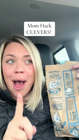 The ultimate mom hack, let @Culver’s make dinner tonight! Fresh tasty food, free custard and no dishes 😂😊 #culvers #cheeseburger #momhack #momcomedy #MomsofTikTok 