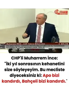TBMM kürsüsünde, 26 Temmuz 2017 tarihinde CHP Yalova Milletvekili sıfatıyla söylediği sözler, Devlet Bahçeli’nin İmralı’ya gitme açıklamasının ardından bugün yeniden gündem oldu.