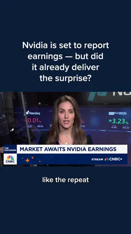 #Nvidia reports earnings on Wednesday, and this time it's different for one reason: The chipmaker is no longer the hottest artificial intelligence trade on Wall Street. CNBC's Kristina Partsinevelos explains. Find more at the #linkinbio or tap on your screen. #CNBC 
