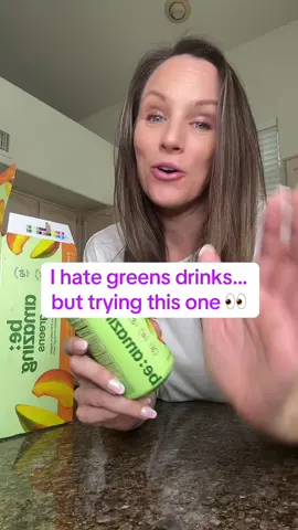 Trying a new green drink. Do you drink greens? @Be Amazing #dailygreens #greensdrink #fruitsandveggies #healthylifestyle #tiktokshopcreatorpicks 