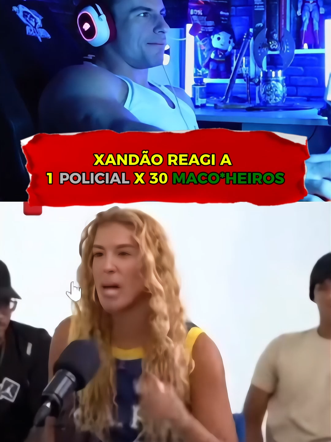 XANDÃO REAGE 1 POLICIAL X 30 USUARIOS #superxandao #debate #polemica