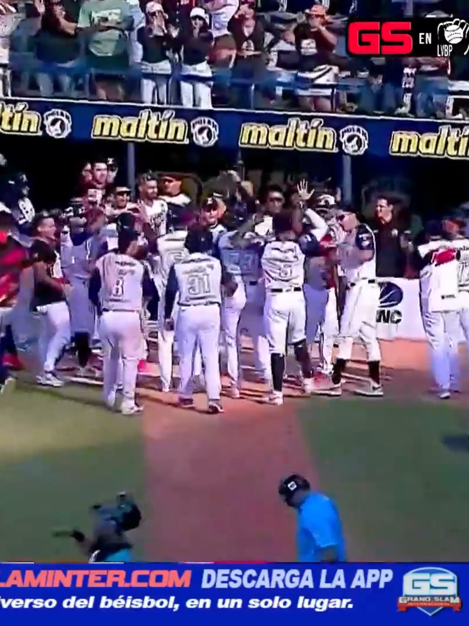 AGUILAS DEL ZULIA FABRICAN RALLY DE TRES CARRERAS en el octavo inning para volver a tomar la ventaja ante los Bravos.  Bravos de Margarita vs Águilas del Zulia - Estadio Luis Aparicio 