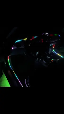 CHEMING LED Color Cold Light Wireless Car Atmosphere Lamp 110cm+110cm Remote Control 64 Colors USB Rechargeable Dashboard Decoration #tiktokshopblackfriday #tiktokshopcybermonday #BFCM 