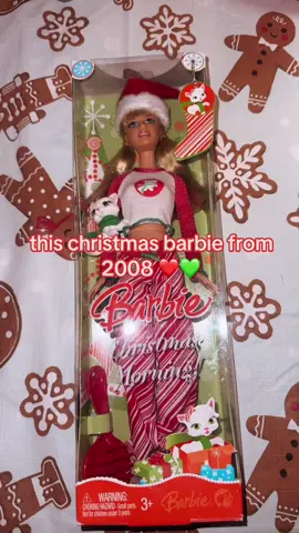 christmas morning barbie 2008 💞  #barbie #christmasbarbie #barbiedoll #2008 #barbiecollection 