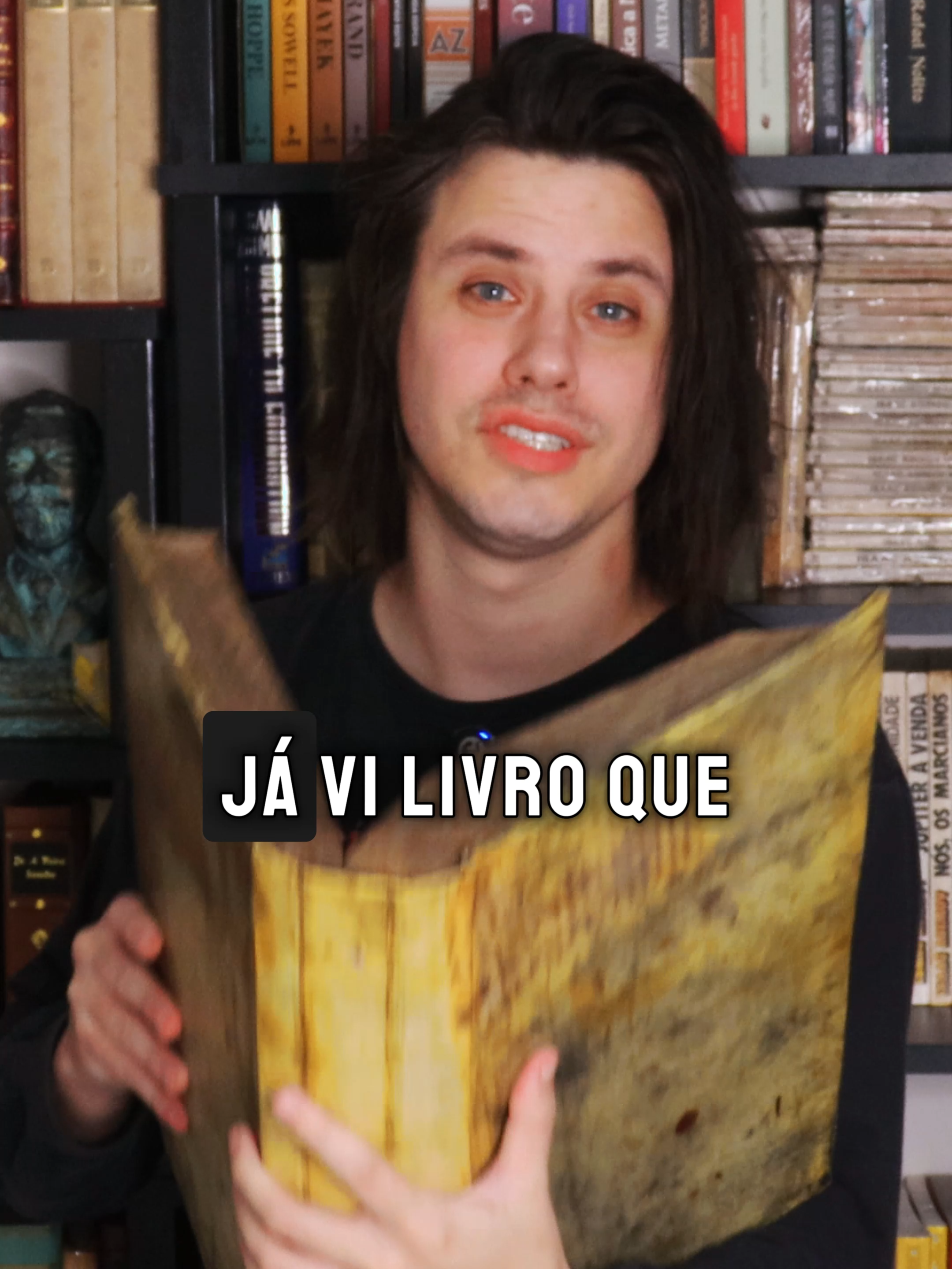 Tenho livros que não existem mais nas livrarias… e histórias que só existem quando alguém as conta. Por isso gosto tanto do Teller. #booktokbrasil #aprendanotiktok #audiobook
