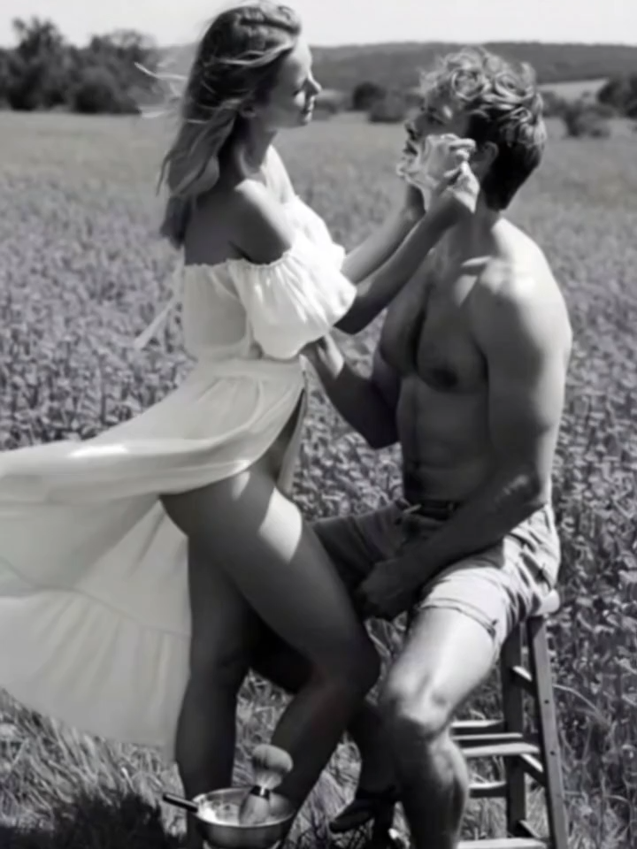 Девушка красиво бреет #ии