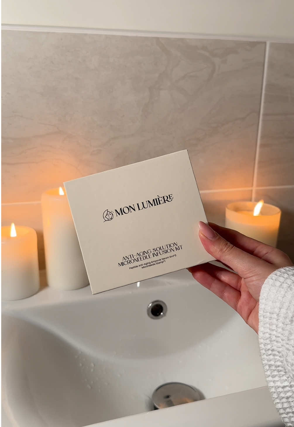 the glow comes before the goodnight 🌙  nothing feels better than unwinding with a bottle of glow by @Mon Lumiere that prepares you for rest. a small ritual and a gentle reminder that slowing down is self-care✨ #monlumiere #microneedling #skincare #glowingskin #ad skincare goals | anti-aging | micro needling I peptide serum | skincare products | skincare must haves | skincare | glowing skin | healthy skin