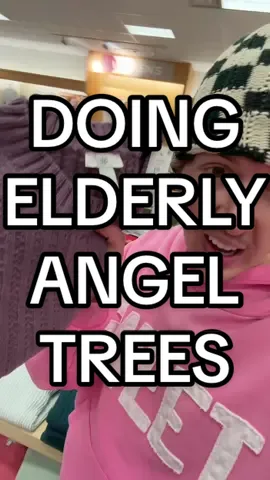 DOING ELDERLY ANGEL TREES #angeltree 
