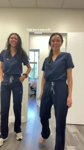 I think I scared her   #cowgirl #dance #fitcheck #dermatology #medicine  @wearfigs 