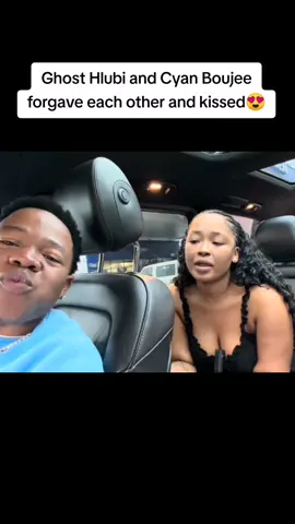 Ghost Hlubi and Cyan Boujee forgave each other and kissed😍 #ghosthlubi #cyanboujee #kiss #tiktoksouthafrica #fyp 
