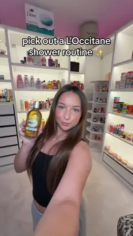 @LOCCITANE themed shower routine! 🫧🥐🍦✨ #loccitanepartner #emilylulamay #fyp 