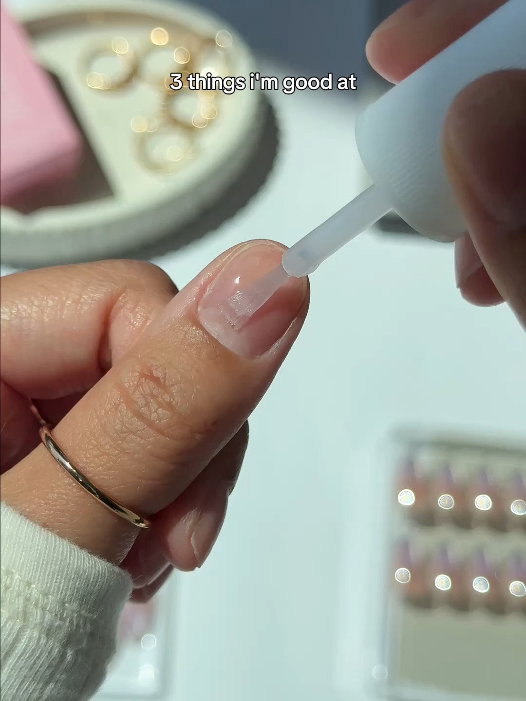 my entire life in one video 😅 🔂 #glamnetic #pressonnails #nailtok