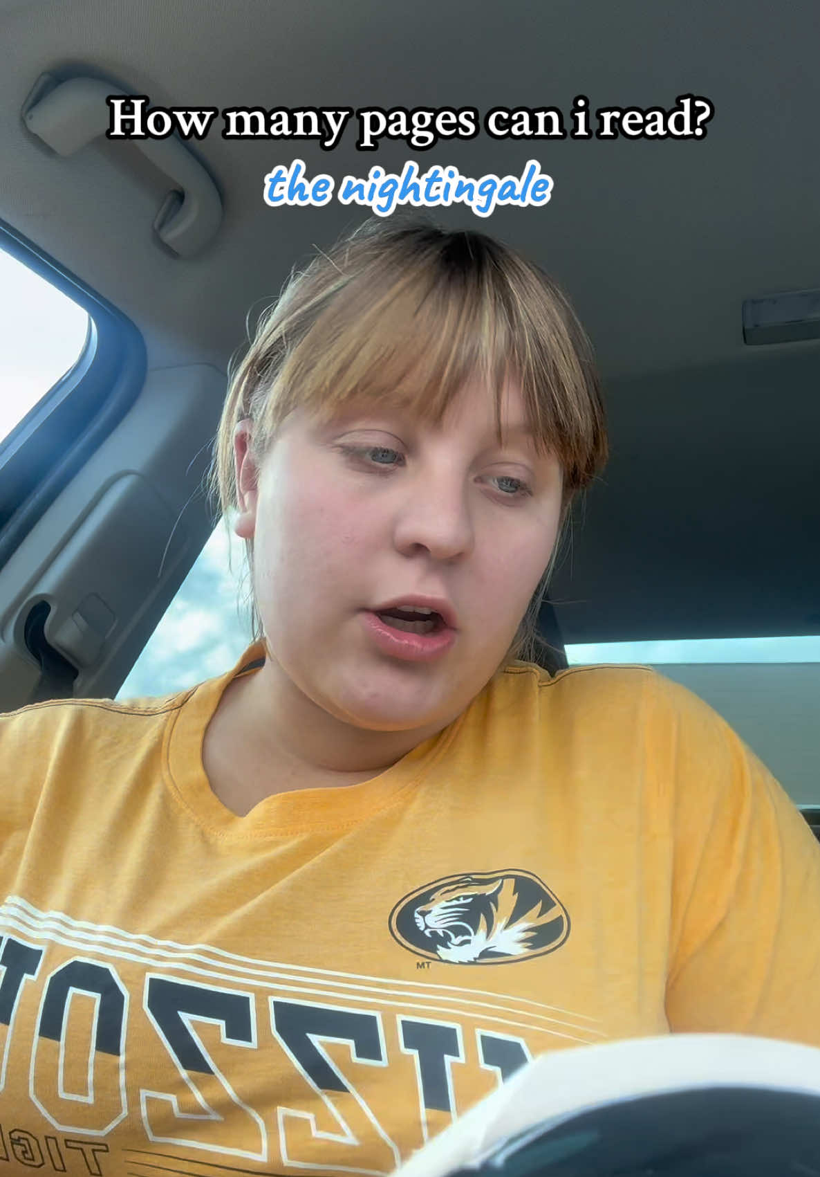 loving this book! #readingvlog #BookTok #kristinhannah #thenightingale #reading 