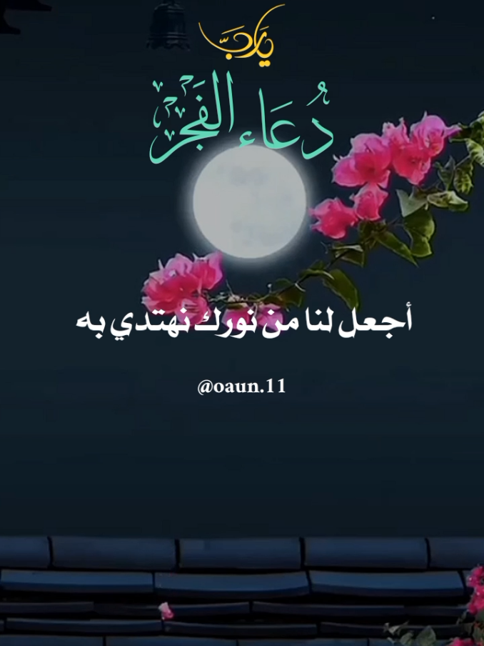 دعاء فجر يوم الأربعاء 🌺 19/11/2025🌺🌺 اللهم في فجر هذا اليوم أجعل لنا من نورك نهتدي به 🤲🤲🤲 #دعاء_فجر_يوم_الاربعاء #اللهم_امين_يارب_العالمين #دعاء_يريح_القلوب #اللهم_لك_الحمد_ولك_الشكر 