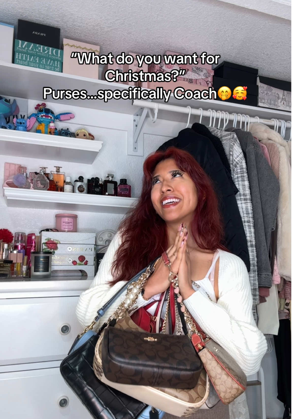 Coach girly hehe🤭💗 @Coach  #coach #christmaswishlist #imjustagirl 