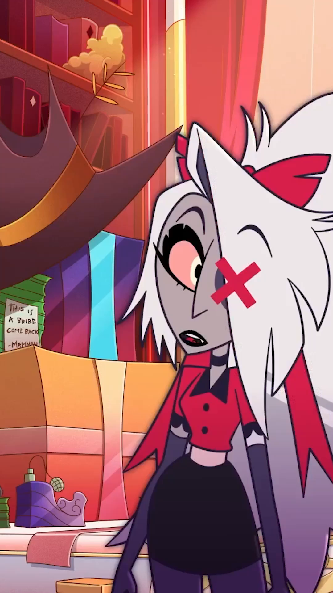 Time to daddy up! #HazbinHotel #Hellaverse #LuciferMorningstar #Vaggie