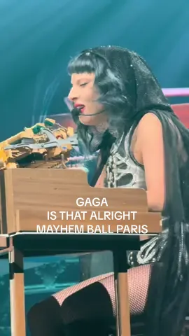 @ladygaga performing Is that alright from A Star Is Born for the first time ever! #ladygaga #MayhemBallParis #ladygagaparis #mayhemball 