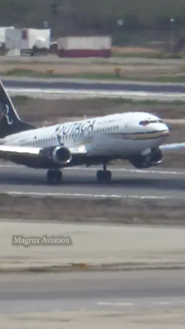 Día caluroso en Maiquetia 🇻🇪 ✈️ Boeing 737 Classic, Rutaca Airlines @rutaca  📍 Aeropuerto Intl Simon Bolivar, Maiquetia  Agosto 2024 #boeing737300 #boeing737400 #landing #boeing737 #magruxaviation   