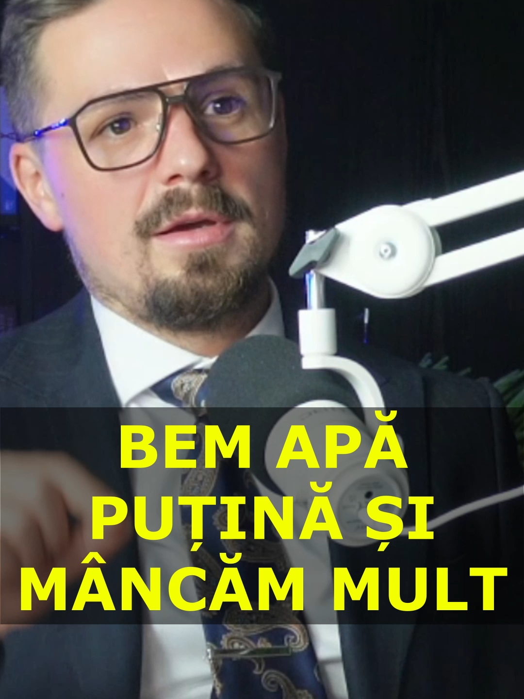 Ioachim Iustinian: Bem apă puțină și mâncăm mult #apă #mâncare #nutriție #neurochirurg #neurochirurgie #neurochirurgia #ioachimiustinian