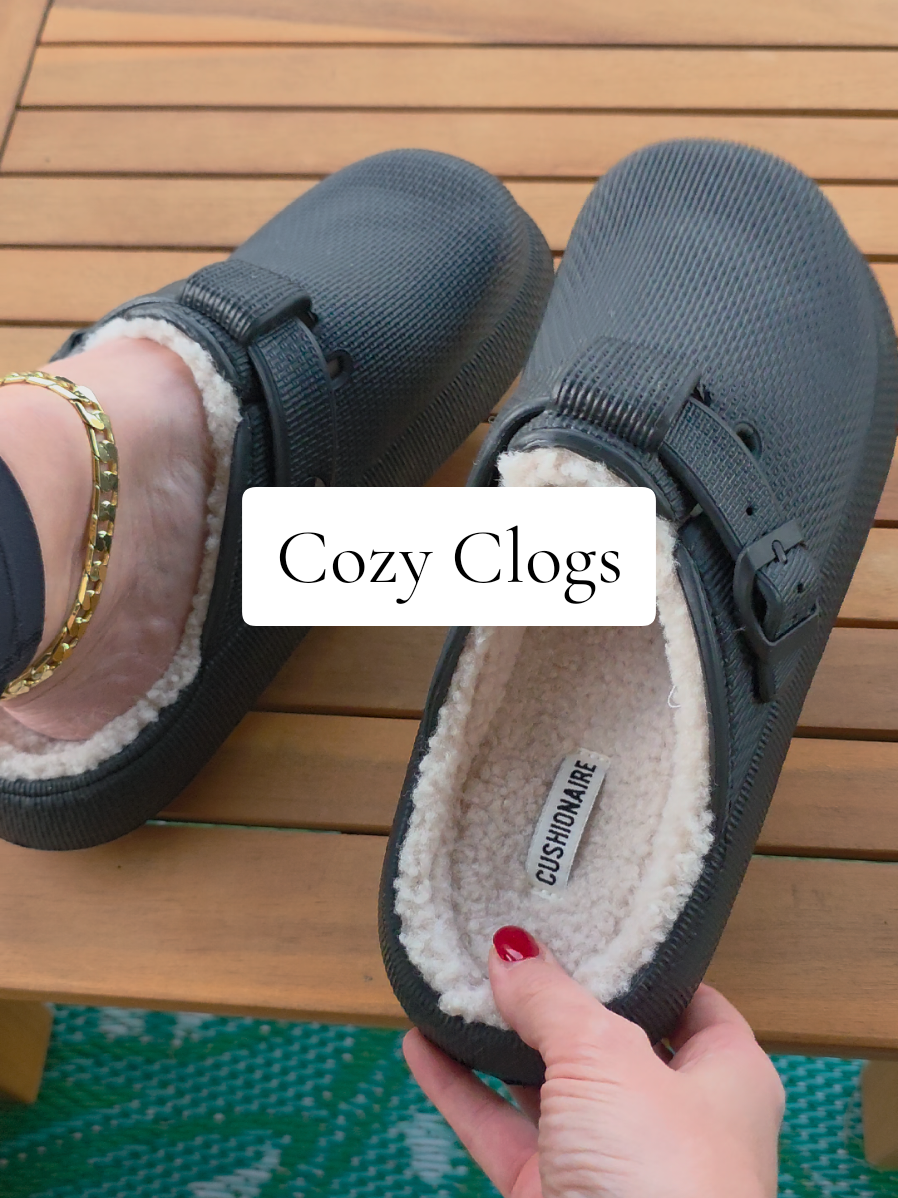 Cozy Clogs are a must have! On Sale Today! @Cushionaire #clogs #cozyshoes  #tiktokshopblackfriday #tiktokshopcybermonday #tiktokshopcreatorpicks 
