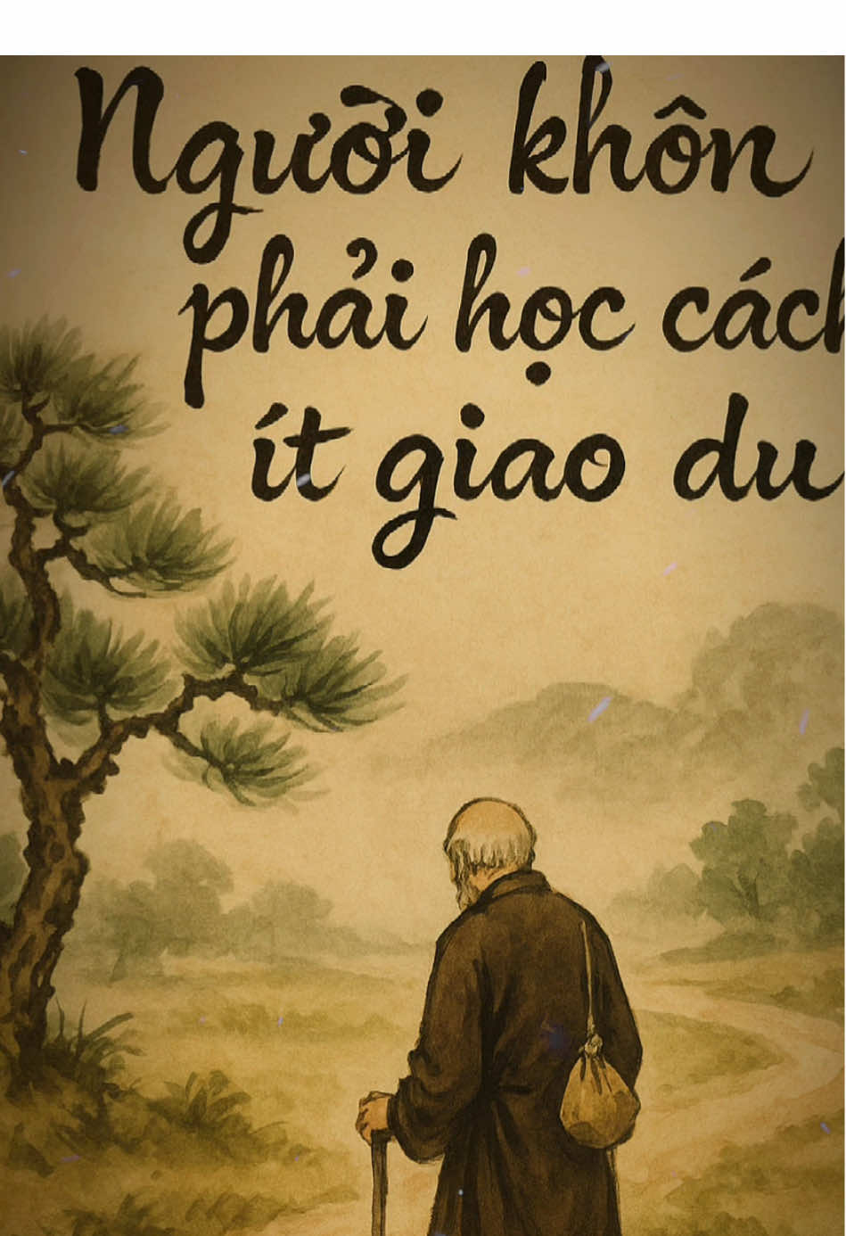 Người khôn phải học cách ít giao du #cohoctinhhoa29 #baihoccuocsong #trietlycuocsong #sachhay #suynghitrongtoi 