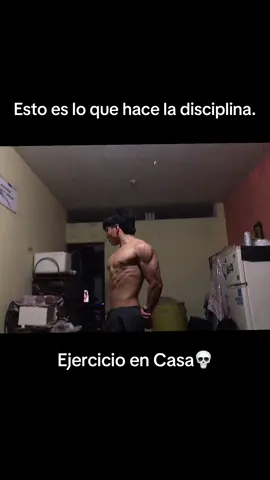 Esto es lo que se logra entrenando en casa #gym #calisthenics #ectomorfo #disciplina #armwrestling 