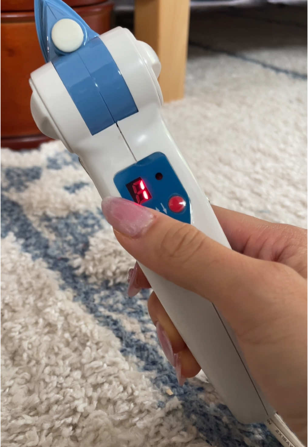 Many of you asked me about the tiny iron lol they have it at Michael’s! I bought mine from fb marketplace :) #sewingtiktok #sewing #fyp #sewingtools 