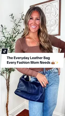 The Everyday Leather Bag Every Fashion Mom Needs 👜✨ | Chic & Spacious  If you’re a mom who wants a bag that does all the things — this genuine leather Bostanten purse is it. 🤎👜 It looks designer, feels high-end, and actually fits EVERYTHING we carry: snacks, iPads, receipts, makeup bags, water bottles, all the mom life essentials — without feeling bulky or sloppy. The texture is buttery soft, the straps are comfortable on the shoulder, and the inside has tons of structure so you’re not digging every time you need lip gloss or keys. It’s the perfect “real life” everyday bag that still keeps your outfit looking polished whether you’re doing school drop-off, holiday shopping, church, or a dinner date. 💕 Comes in multiple colors 👜 Adjustable strap included 🔥 On major sale right now Linked in my TikTok Shop! 	1.	Everyday leather purse 	2.	Fashion mom handbag 	3.	Designer look tote bag #TikTokShopCreatorPicks #CreatorPicksAmbassador #TikTokShopBlackFriday #TikTokShopCyberMonday  #EverydayBag @BOSTANTEN.US 