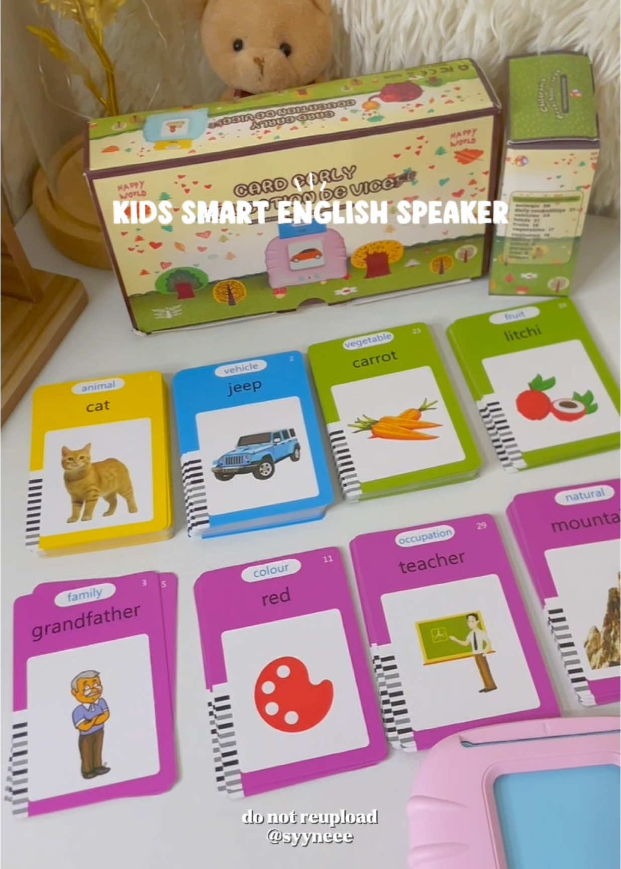 Kids Smart English Speaker — Educational Toy! 💁🏻‍♀️✨ #smartenglish #smartenglishreader #educationaltoy 