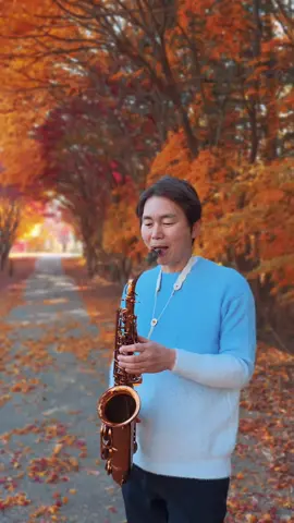 Saxophone playing that reminds me of someone I loved #autumn 