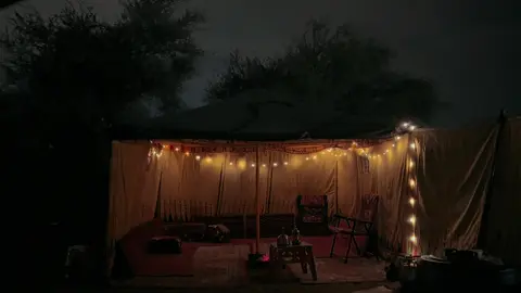 مع الجيرة الطيبة بالأجواء الجميلة  #امطار_حايل #كشتة #rainyday #explore #مطر 