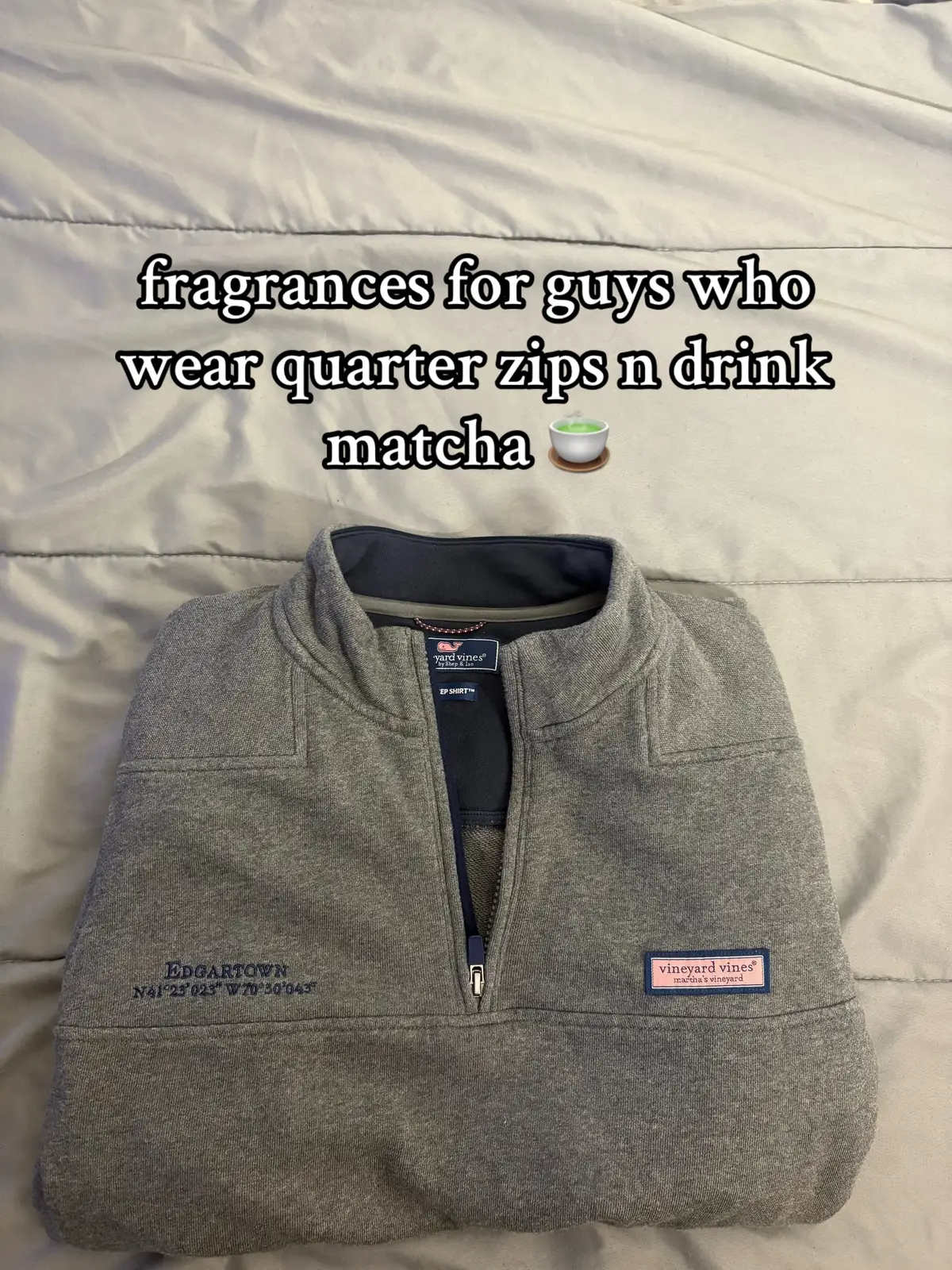 #quarterzip #matcha #fyp #fragrances #fragrancetiktok 