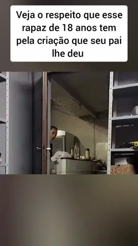 Veja o respeito que esse rapaz de 18 anos tem pela criação que seu pai lhe deu #Noticias#news#jornalismo#tiktok #viral