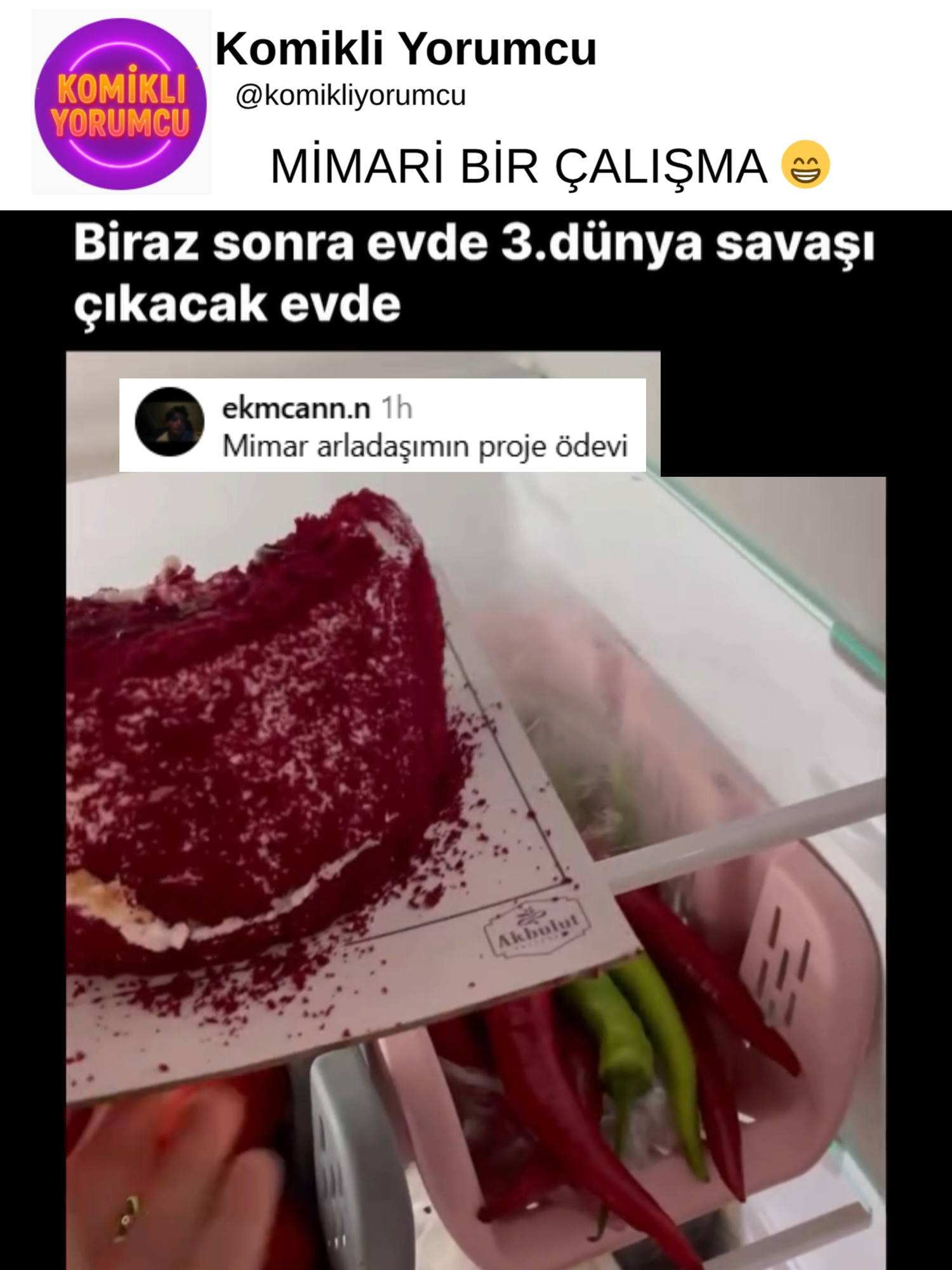 mimari bir çalışma :D #komikyorumlar #eğlenceliakımlar #fyp #keşfet  ig:olayvarabi