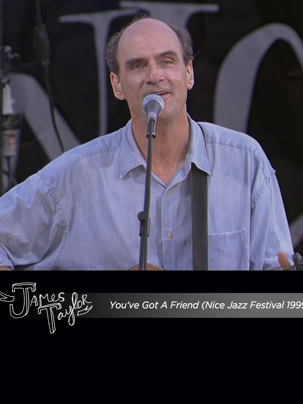 Archive drop! James performing 