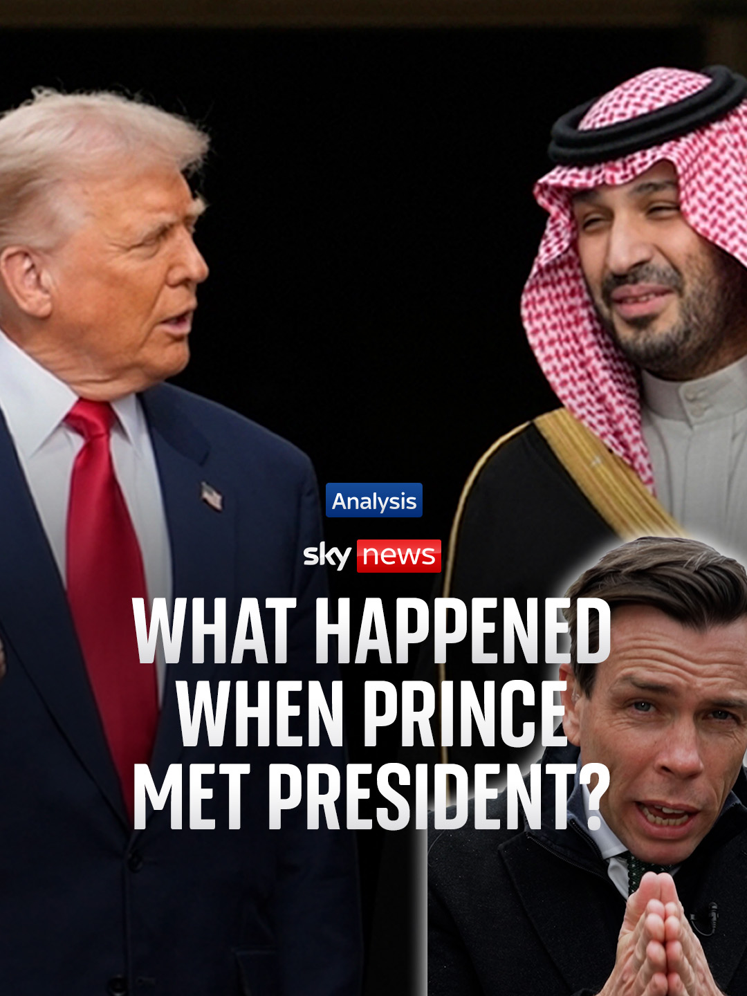 What happened when Saudi crown prince Mohammed bin Salman met US President Donald Trump? Sky's Mark Stone unpacks the key moments from the US-Saudi meeting. #skynews