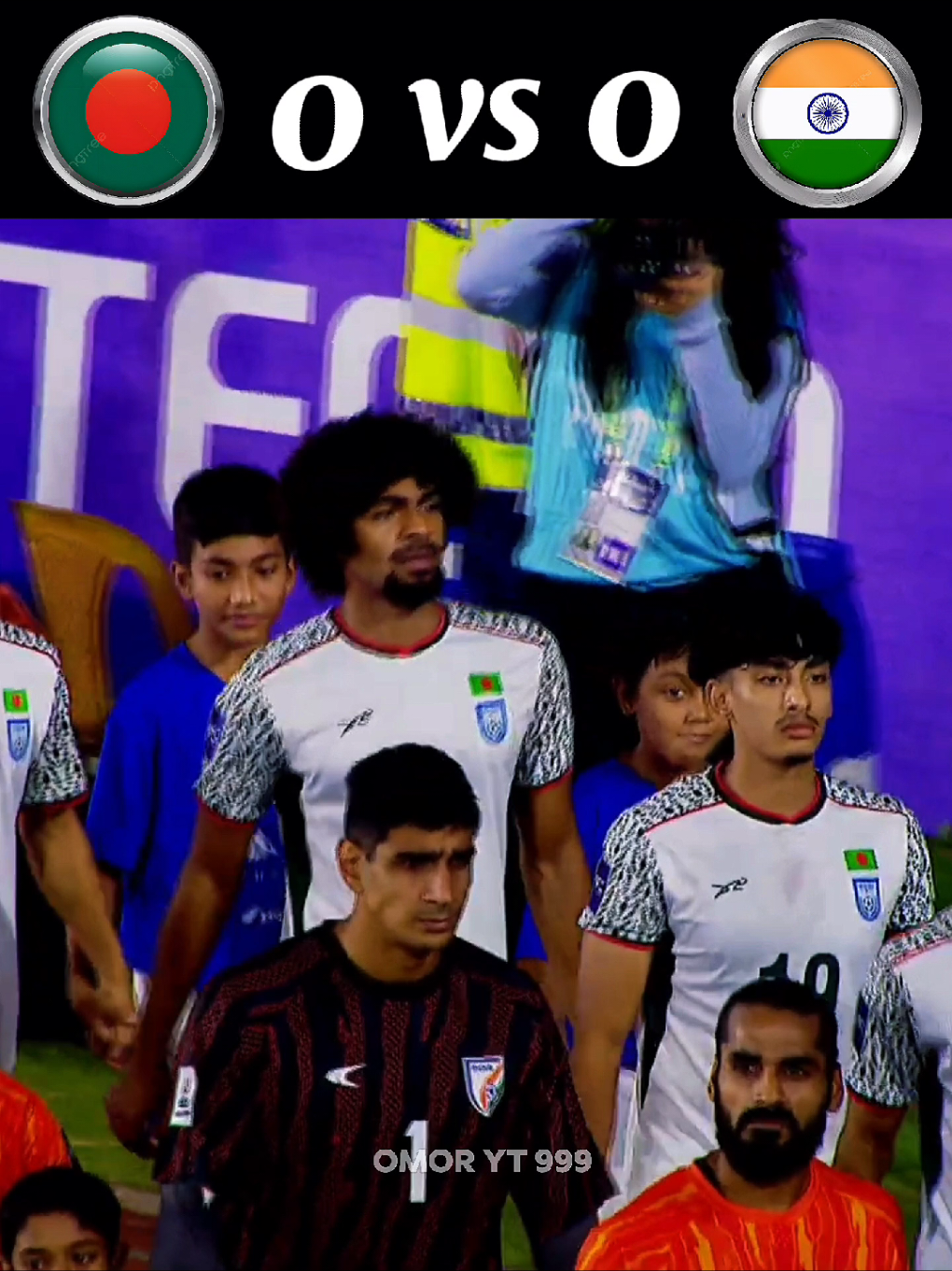 #Bangladesh🇧🇩 Vs India🇮🇳 AFC asian cup qualifiers 2027🥰 #football #viralvideo #omoryt999 #shorts 