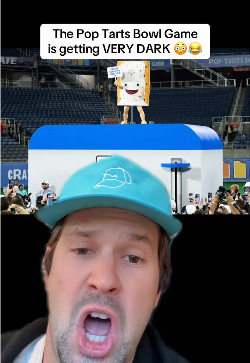 The creators of the Pop-Tarts Bowl are TWISTED people 💀 #CollegeFootball #poptarts 