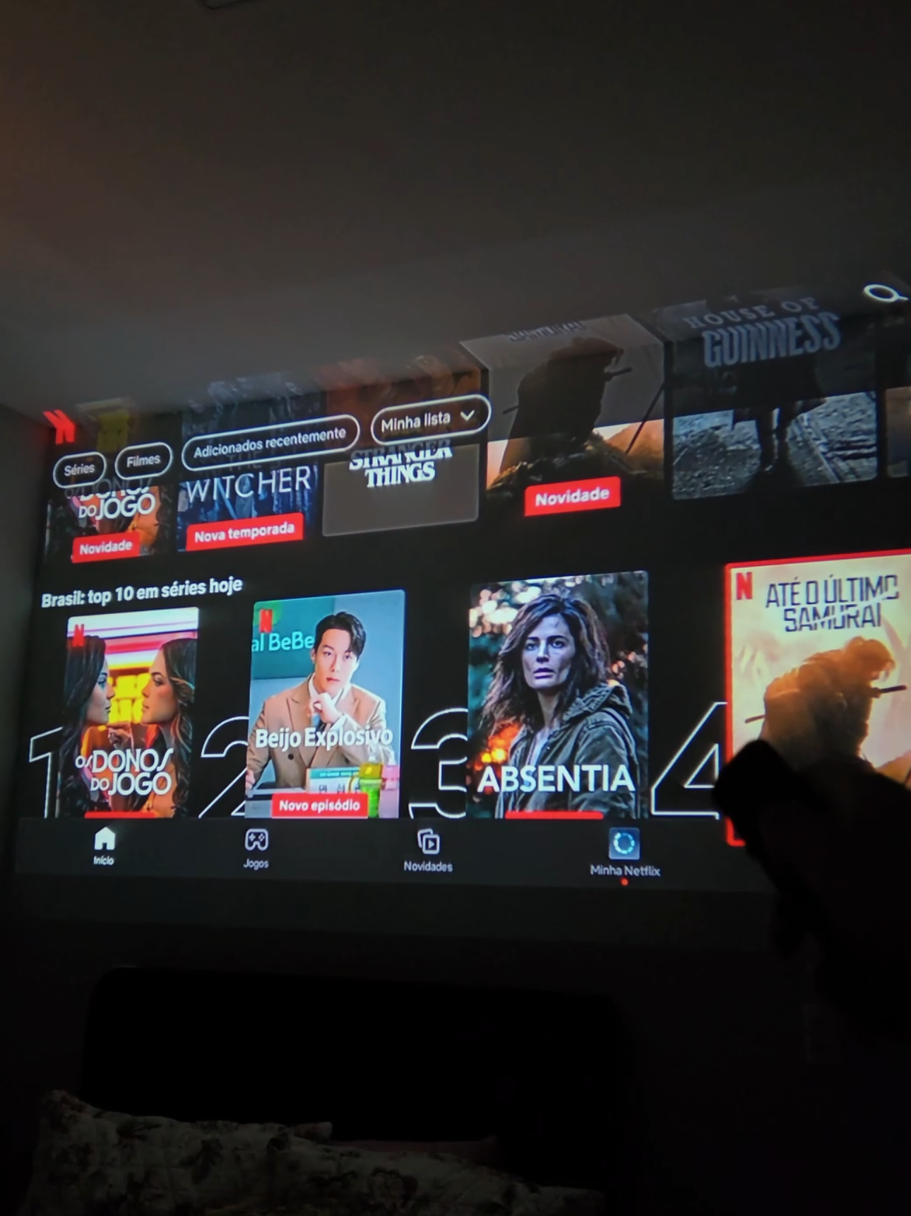 Cinema em casa pagando pouco? É realidade com o projetor hy300, top demais! #projetor #tiktokshopblackfridaybr 