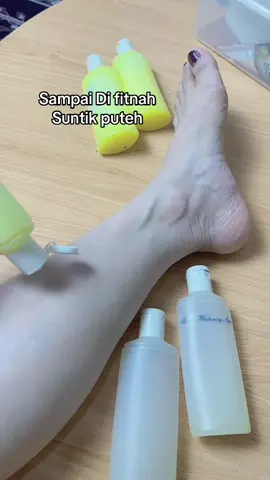 Punya kulit super badak mau puteh pakai ini#fyp#fypdonggggggg 