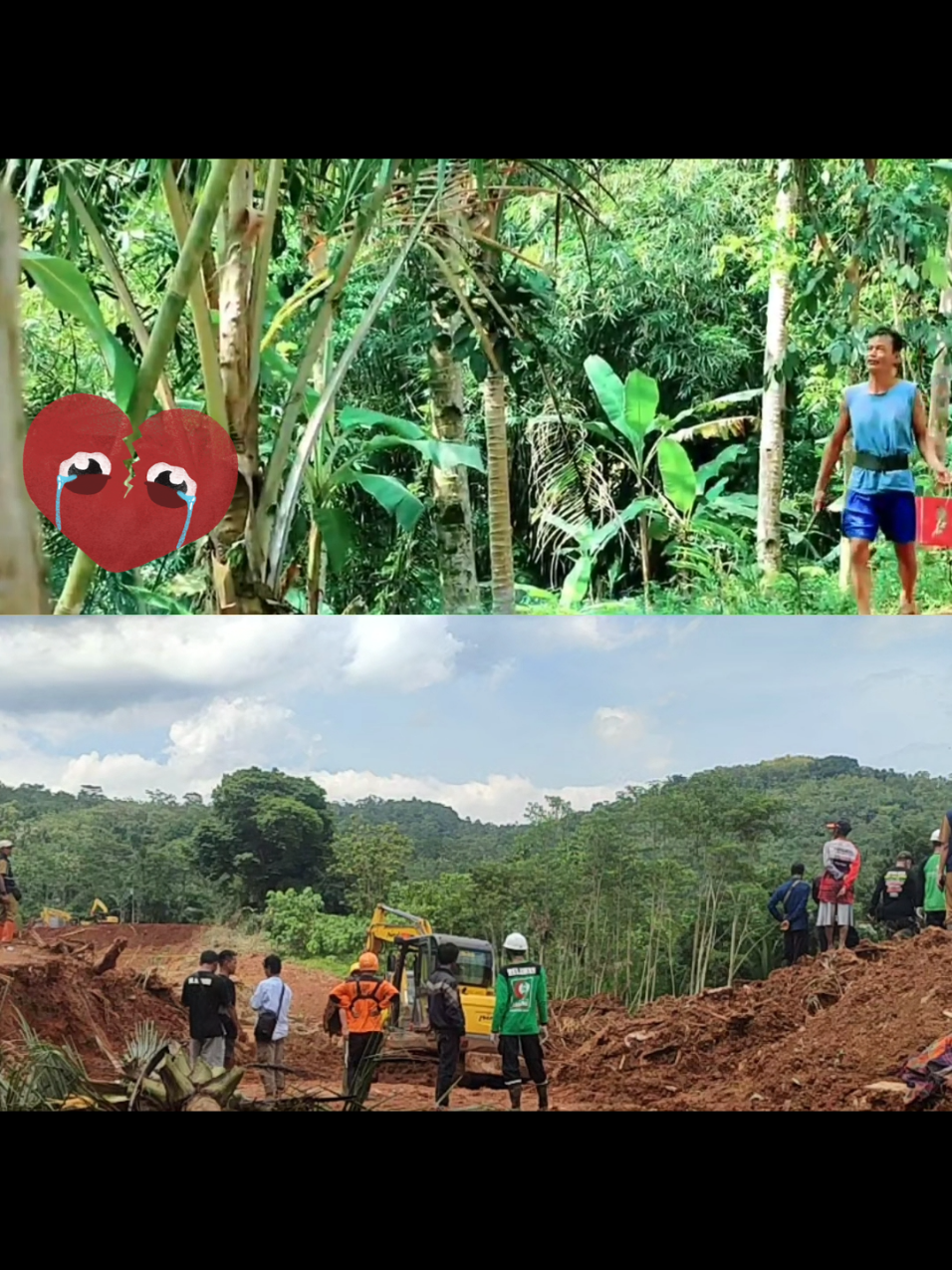 Keceriaan Sebelum Bencana Tanah Longsor Melanda Cibeunying #logsor #bencanaalam #cilacap 