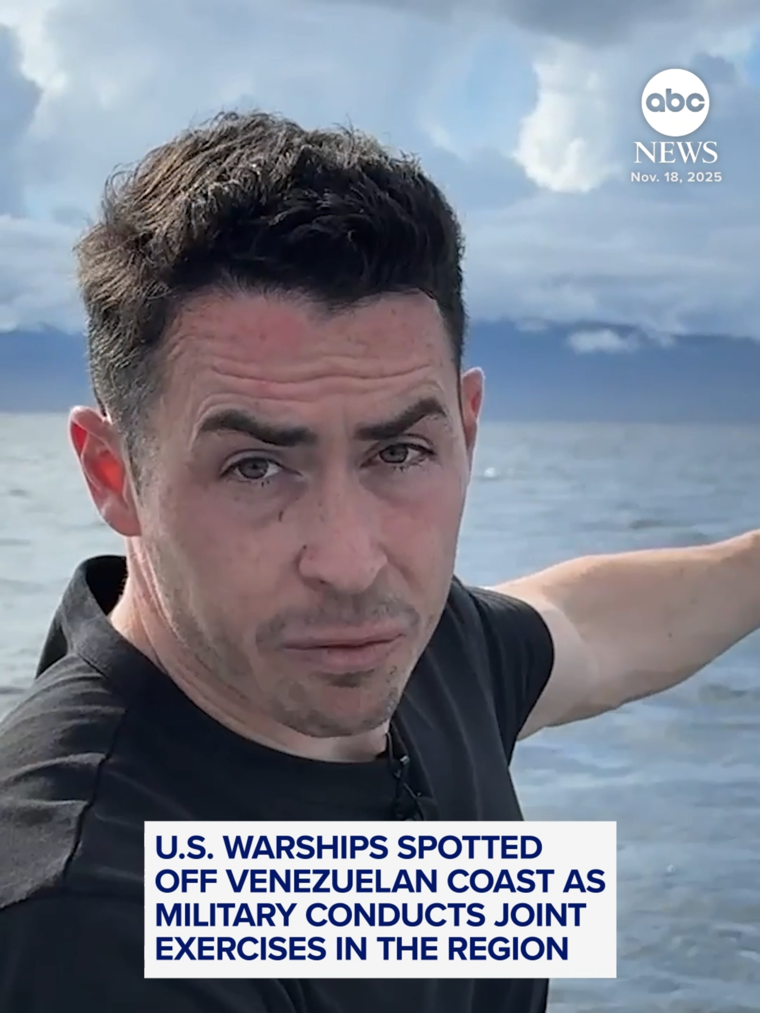 The U.S. has been expanding its military presence near Venezuela as President Trump has refused to rule out the possibility of military operations in the South American nation.   ABC News' Matt Rivers was able to spot American warships Tuesday in the waters off nearby Trinidad & Tobago. #trump #venezuela #politics #news #abcnews