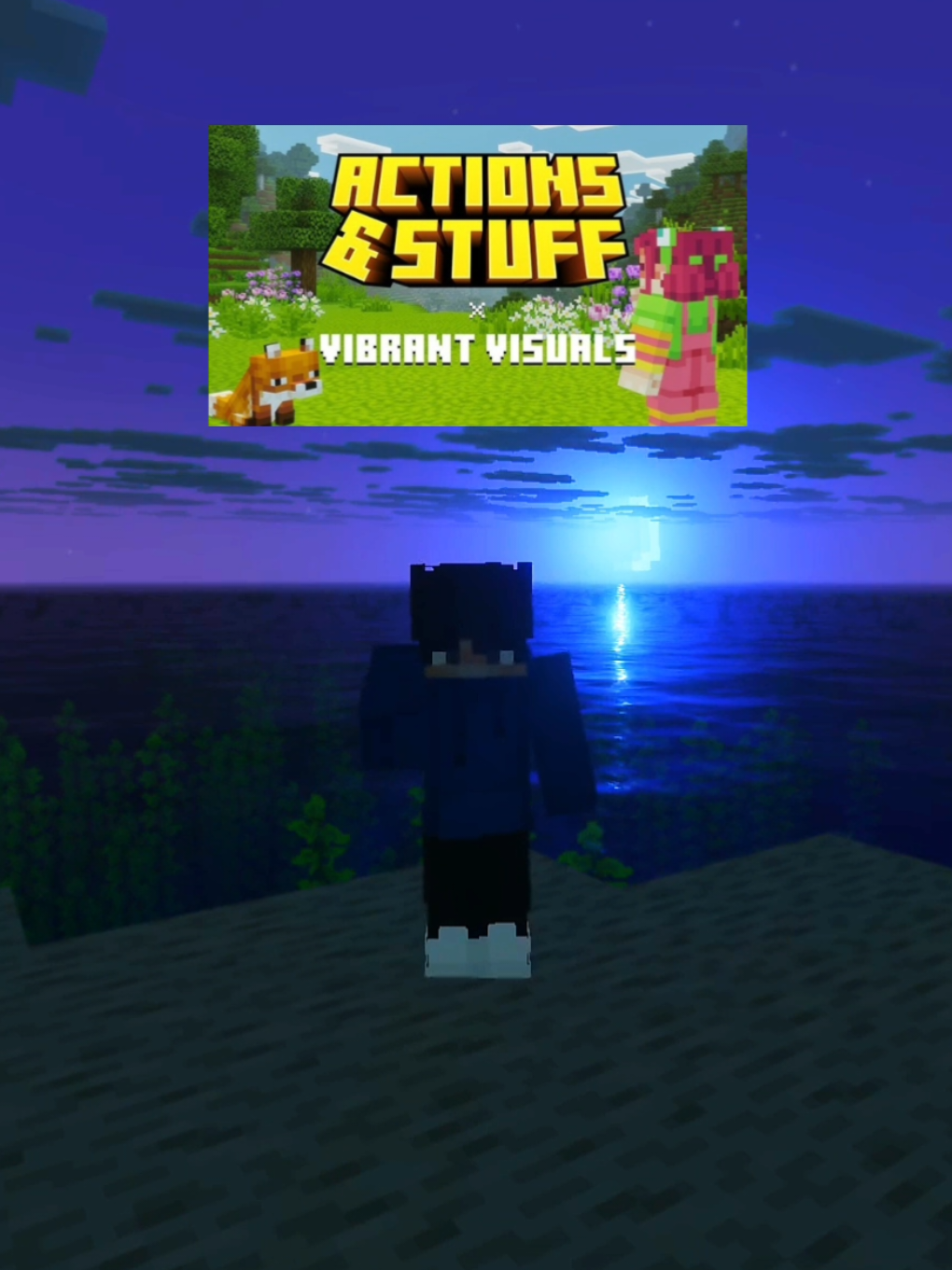 Actions and Stuff 1.8 download #actionsandstuff #Minecraft #bedrock #textura #addons 