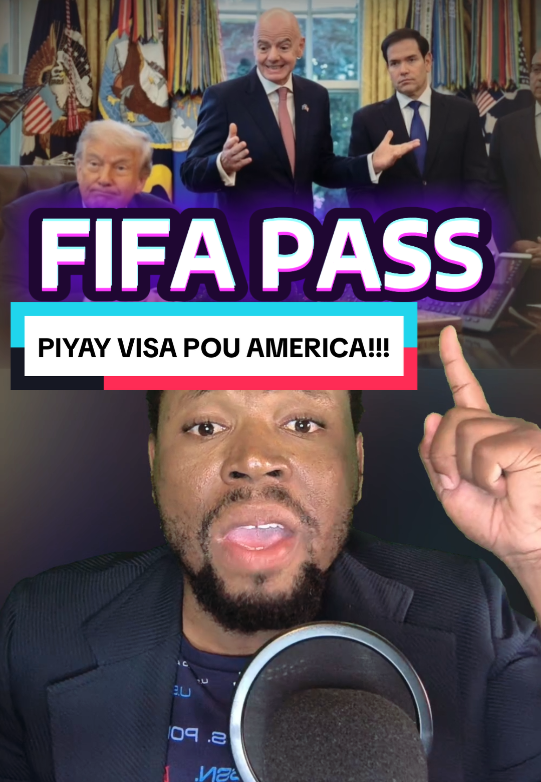 🚨Piyay visa ak FIFA PASS pou rantre nan peyi etazini. pye kout pran devan. #haitiantiktok🇭🇹 #fifapass #haitianusa #visa #georgycesar 