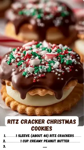 Ritz Cracker Christmas Cookies 🎄  #christmas #cake #cheesecake #yammi #Recipe 