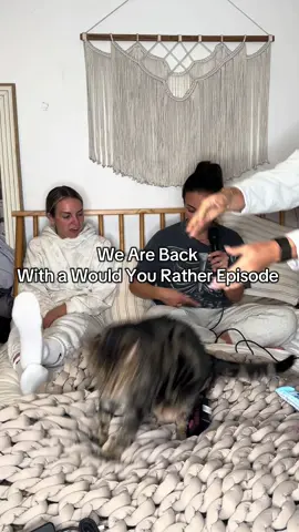 Would You Rather ?!Did you miss us ??? We are back after a little r&r vaycay !  Two new episodes coming in HOT this week !  @Nicole Cecilia   @FITBYMEALZ @CassandraQue 