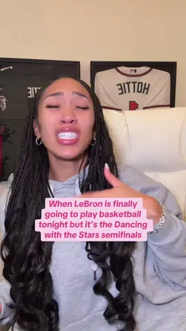 I’m sorry LeBron I ain’t watchin ts I gotta rep Whitney tonight #dwts #womeninsports #nbabasketball #lebronjames #lalakers 