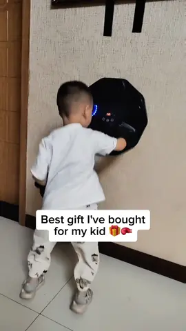 LINK IN BIO 🥊 This would be a great Christmas gift for every boy out there. They have too much energy 😂 #boxingmachine #homeworkouts #boxingfans #musicboxingmachine #boxingtraining 