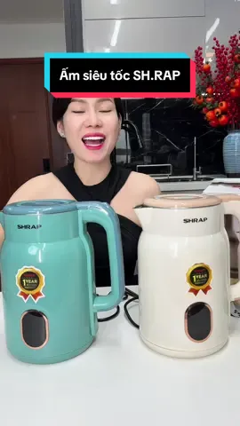 Trả lời @thihuequach90 Ấm siêu tốc SH.RAP Đun Siêu Tốc, Dung Tích 2.0L Công suất 1500W Có Tự Ngắt Khi Sôi An Toàn, Tiện Lợi bình #Cindythuytichcuc #amsieutoc #amsieutocshrap