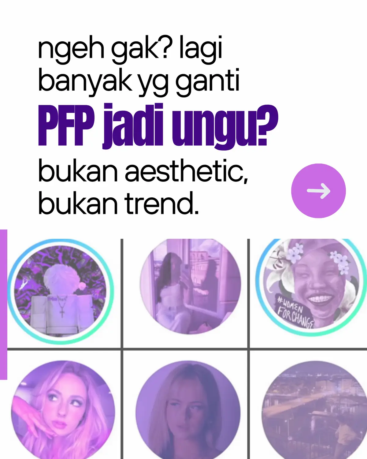 Femisida itu pembunuhan perempuan gara-gara dia perempuan. Biasanya karena ego, posesif, nggak terima ditolak, atau hubungan yang toxic banget. Intinya: perempuan dijadiin “milik”, bukan manusia. Makanya gerakan PFP ungu rame banget buat angkat suara soal kekerasan perempuan yang sering dianggap sepele di Afsel. 💜 KENAPA MESTI UNGU? Karena ungu itu warna simbol perlawanan terhadap kekerasan pada perempuan. Secara internasional, ungu dipakai buat kampanye anti gender based violence dan women empowerment. Sebenarnya, ngebahas ginian buat jelasin ke diri sendiri juga sih. Soalnya dari kemarin kepo juga tentang hal ini. Semoga penjelasannya membantu ya guys ty. #fyp #fypindonesia #trending #purplepfp #afrikaselatan 